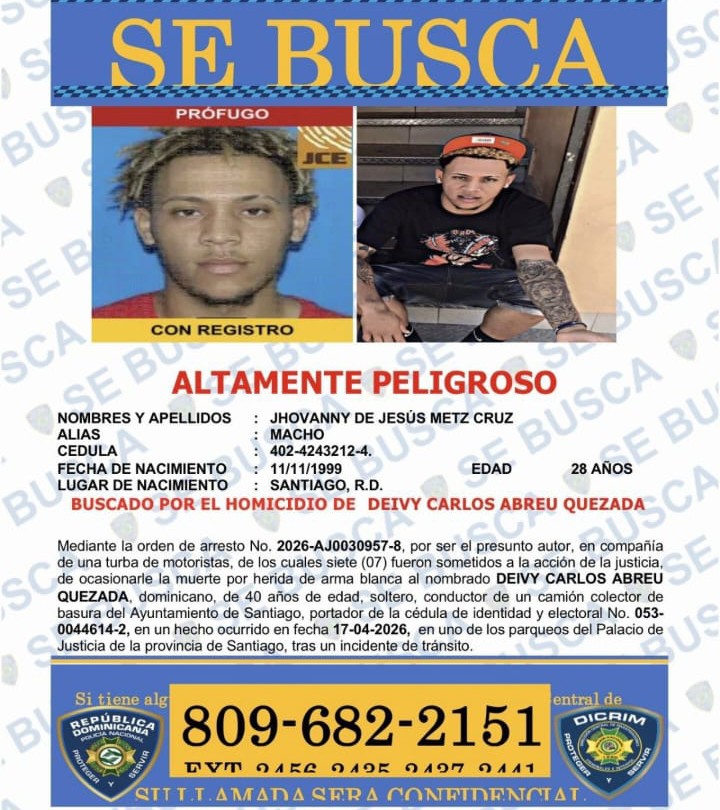 Identifican y buscan a "Macho" presunto autor de muerte chofer de camión en Santiago