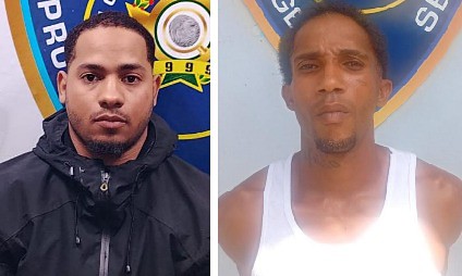 Capturan dos hombres acusados de recibir transferencias fraudulentas