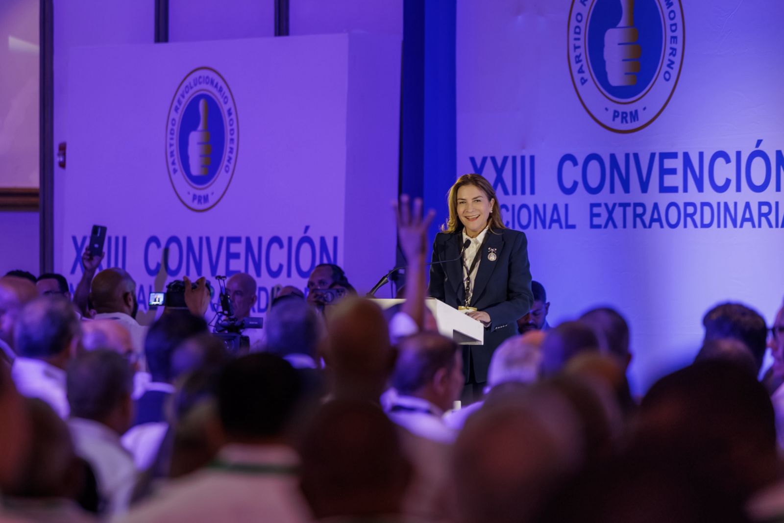 Carolina Mejía resalta madurez política del PRM, partido convoca convención para el 9 de agosto 