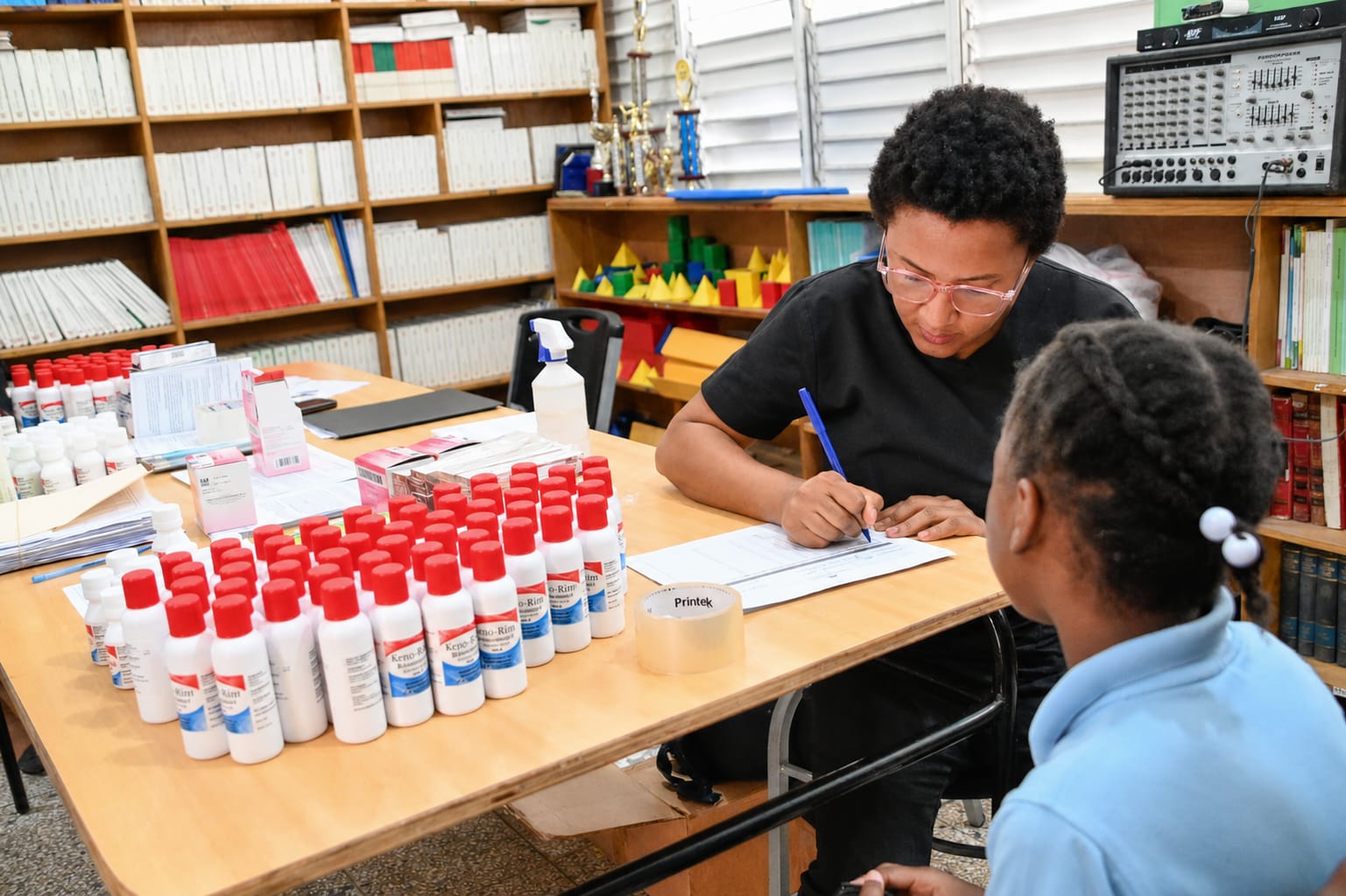 INABIE benefició a 14,449 estudiantes con atenciones de salud año escolar 2025-2026