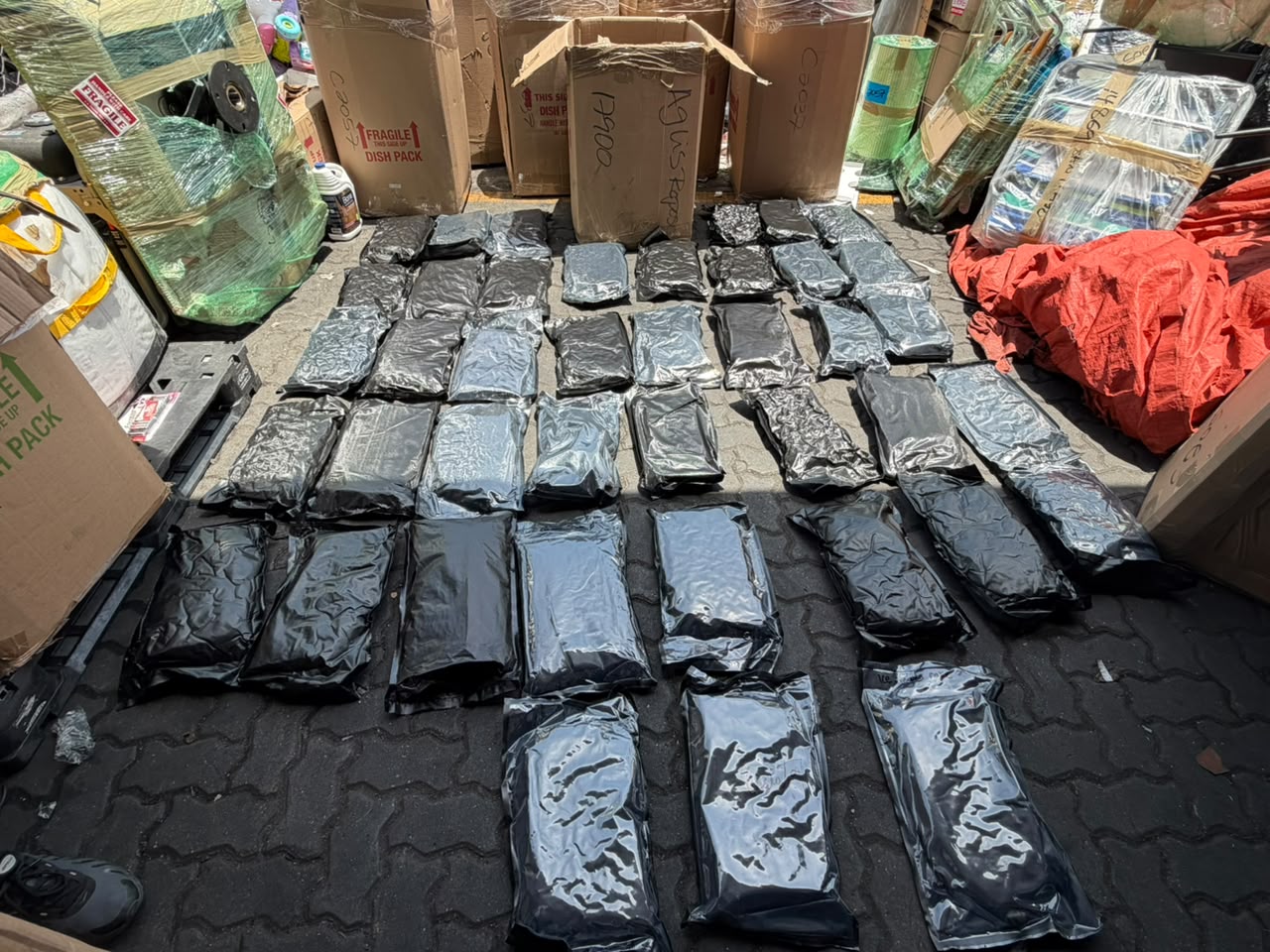 Más de 41 paquetes de marihuana fueron recuperados en Puerto de Haina, Según DNCD 