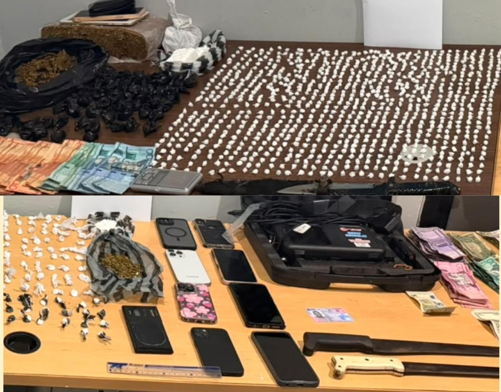 Ocupan más de 700 gramos de sustancias narcóticas y arresta 2 personas en Jimaní