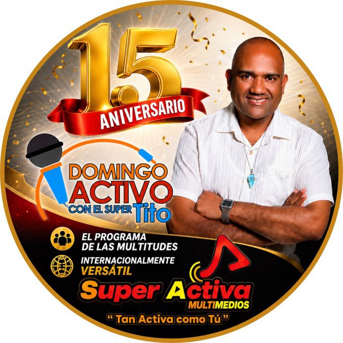  Domingo Activo con Super Tito celebra 15 aniversario  