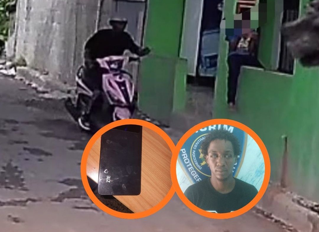 Capturan en Los Guaricanos a “Alife”, captado en video cuando despojaba a menor de un celular