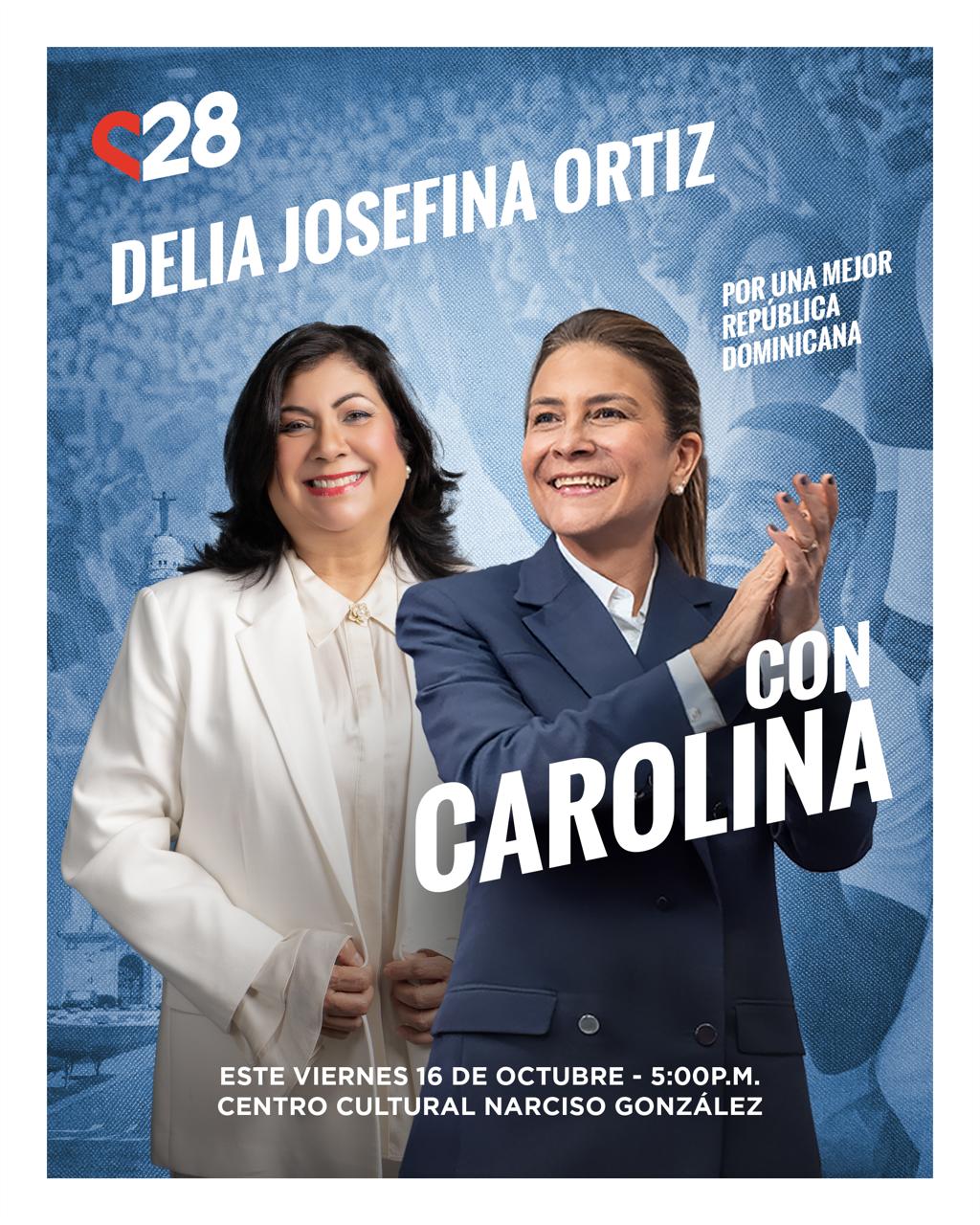 Carolina Mejía juramentará este viernes a Delia Ortiz en su proyecto presidencial